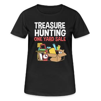 Flea market flea market - Women's Breathable T-Shirt - black - Front - AI Model Female 172 light (172cm)