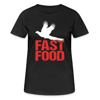 Pheasant Hunting Hunting Hunting Pheasant - Women's Breathable T-Shirt - black - Front - AI Model Female 172 light (172cm)