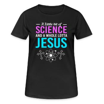 Ivf Retrieval Künstliche Befruchtung Reagenzglas - Frauen T-Shirt atmungsaktiv - Schwarz - Vorne - AI Model Female 172 light (172cm)