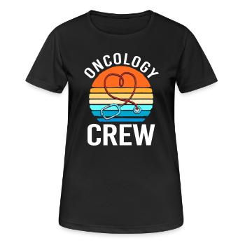 Childhood cancer Cancer survivor Cancer stinks - Women's Breathable T-Shirt - black - Front - AI Model Female 172 light (172cm)