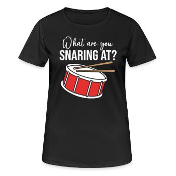 Drums Drummers Drumsticks - Women's Breathable T-Shirt - black - Front - AI Model Female 172 light (172cm)