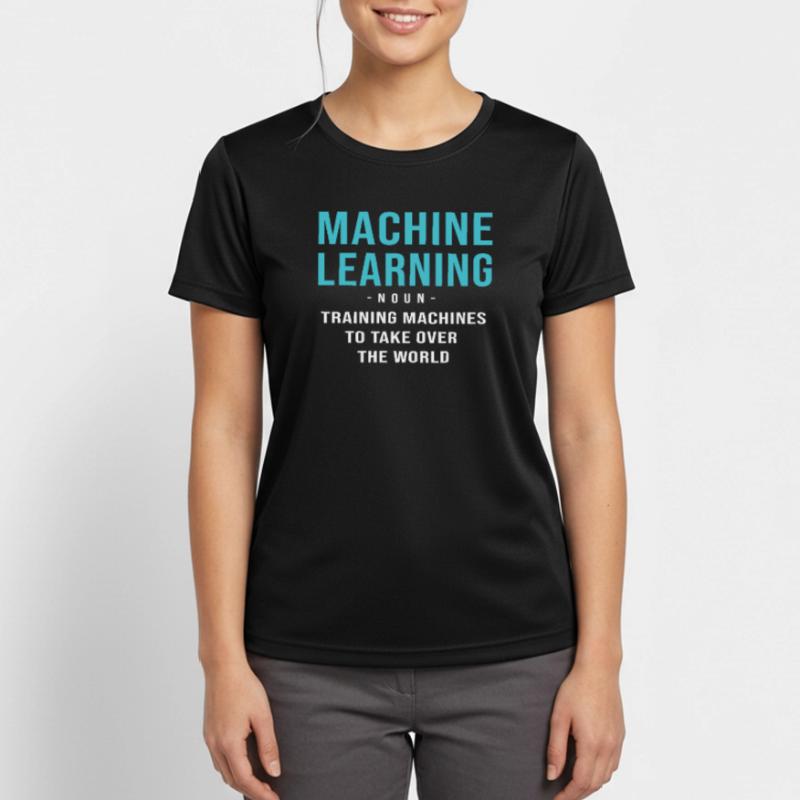 Codeur programmeur GPT T-shirt respirant Femme