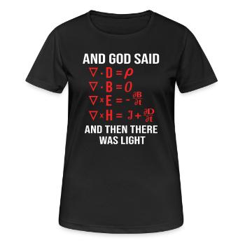 Mathematik mathematisch Mathe Mathematiker - Frauen T-Shirt atmungsaktiv - Schwarz - Vorne - AI Model Female 172 light (172cm)