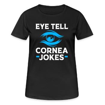 Optician Ophthalmologist - Women's Breathable T-Shirt - black - Front - AI Model Female 172 light (172cm)