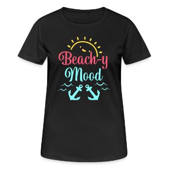 Kreuzfahrtschiff Kreuzfahrt - Frauen T-Shirt atmungsaktiv - Schwarz - Vorne - AI Model Female 172 light (172cm)