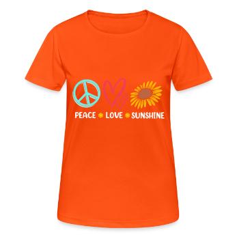 Floristry Florist Florist Bouquet - Women's Breathable T-Shirt - neon orange - Front - AI Model Female 172 dark (172cm)