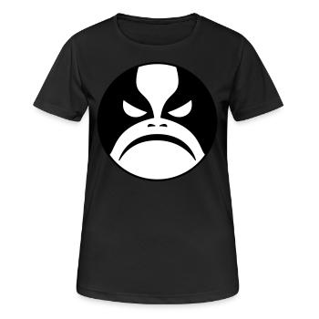 Black Metal Icon - Frauen T-Shirt atmungsaktiv - Schwarz - Vorne - AI Model Female 172 light (172cm)
