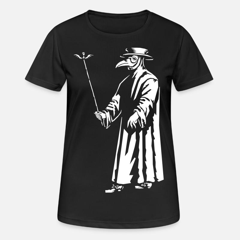 Dr. beak - Women's Breathable T-Shirt - black