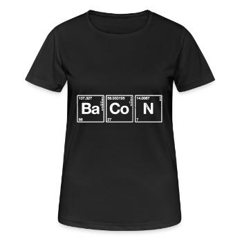 Bacon - Women's Breathable T-Shirt - black - Front - AI Model Female 172 light (172cm)