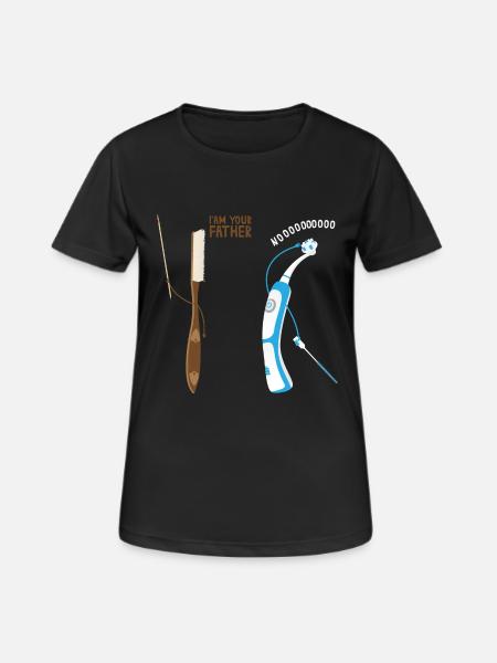 Ich bin dein Vater - Frauen T-Shirt atmungsaktiv - Schwarz