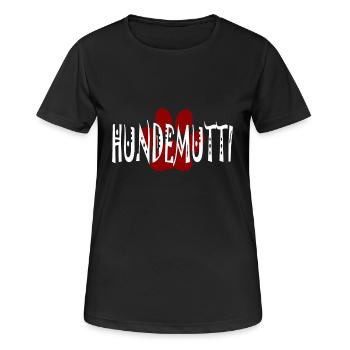 Dog mutti - Women's Breathable T-Shirt - black - Front - AI Model Female 172 light (172cm)