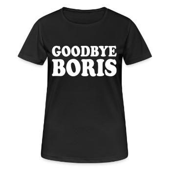 Goodbye boris - Women's Breathable T-Shirt - black - Front - AI Model Female 172 light (172cm)