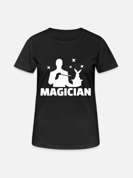 Magician - Women's Breathable T-Shirt - black