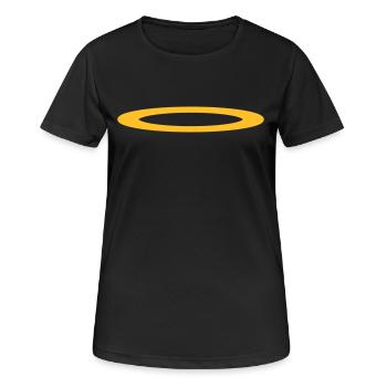 Halo - gloriole - halo - nimbe - Women's Breathable T-Shirt - black - Front - AI Model Female 172 light (172cm)