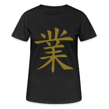 Karma - T-shirt respirant Femme - noir - Devant - AI Model Female 172 light (172cm)