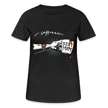 Zombie Partnershirt - Mombie Mama - Women's Breathable T-Shirt - black - Front - AI Model Female 172 light (172cm)
