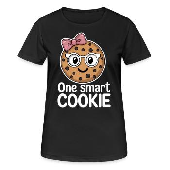 Cookies Saying Chocolate Cookies Funny Cookie Gift - Women's Breathable T-Shirt - black - Front - AI Model Female 172 light (172cm)