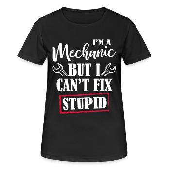 I 'm A Mechanic - Women's Breathable T-Shirt - black - Front - AI Model Female 172 light (172cm)