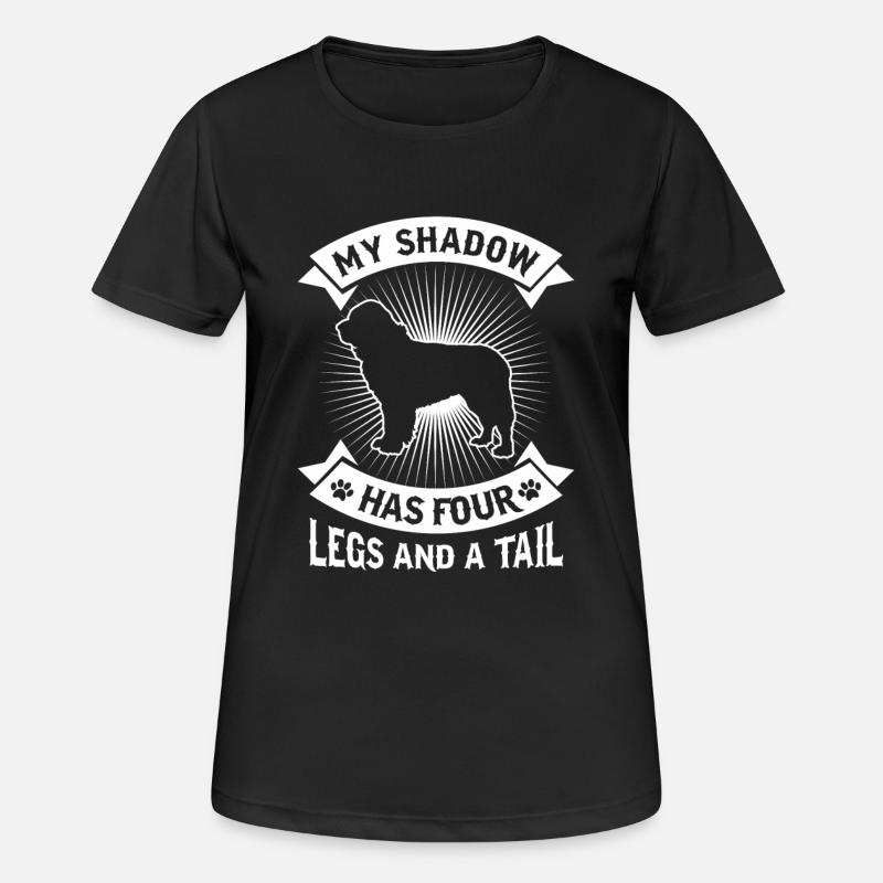 MY SHADOW Newfoundland Newfoundland - Women's Breathable T-Shirt - black