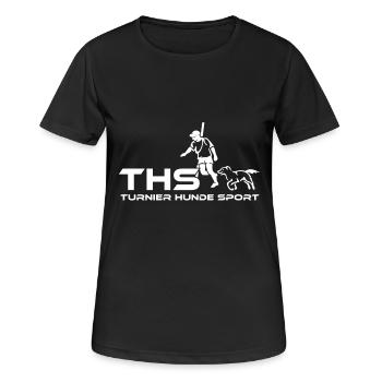 428 Dog Sport Tournament - Women's Breathable T-Shirt - black - Front - AI Model Female 172 light (172cm)