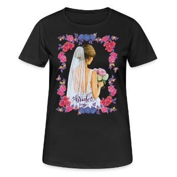 Bride To Be - Girly Girl - Women's Breathable T-Shirt - black - Front - AI Model Female 172 light (172cm)