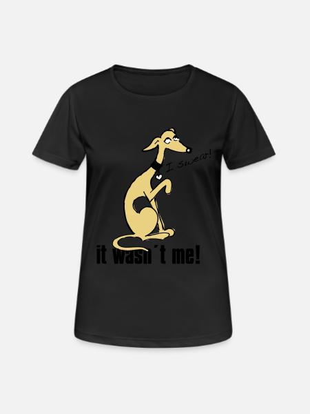 wasnt_me! - Frauen T-Shirt atmungsaktiv - Schwarz