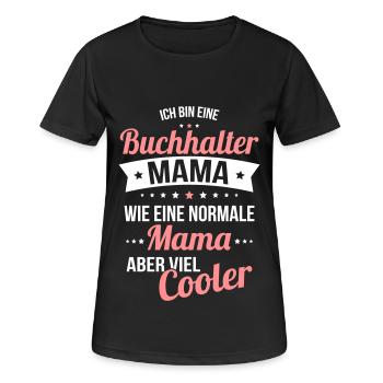Accountant mom like a normal mom much cooler - Women's Breathable T-Shirt - black - Front - AI Model Female 172 light (172cm)