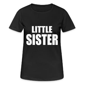 Little sister - T-shirt respirant Femme - noir - Devant - AI Model Female 172 light (172cm)