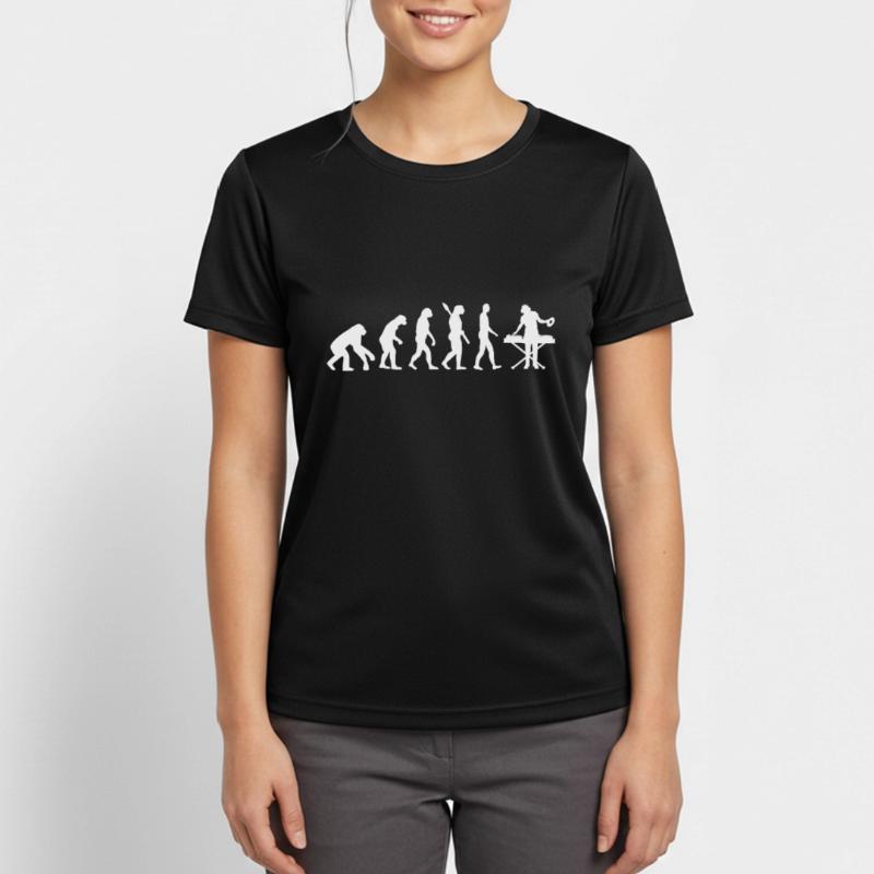 évolution DEEJAY DJ DJING w T-shirt respirant Femme