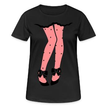 Fille - Talons - talons hauts - chaussures - - T-shirt respirant Femme - noir - Devant - AI Model Female 172 light (172cm)