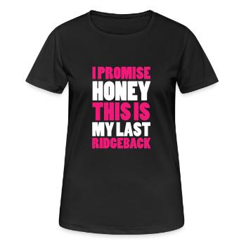 Ridgeback dogs - Women's Breathable T-Shirt - black - Front - AI Model Female 172 light (172cm)