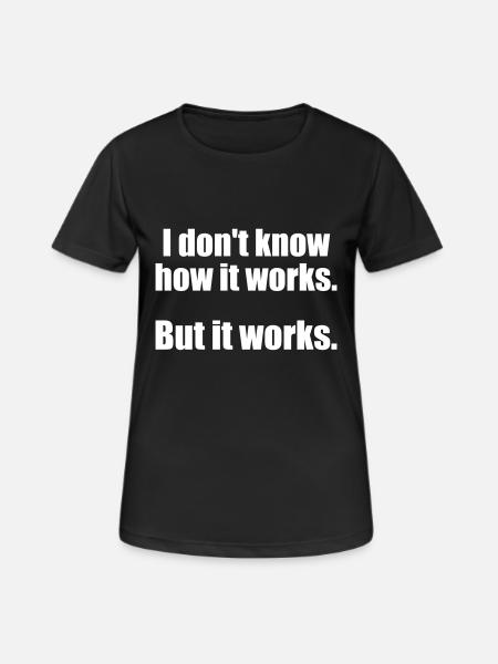 Programmer, Software, Computer Science, Developer - Women's Breathable T-Shirt - black