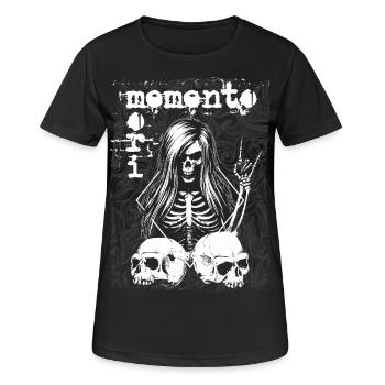 Memento Mori F - Women's Breathable T-Shirt - black - Front - AI Model Female 172 light (172cm)