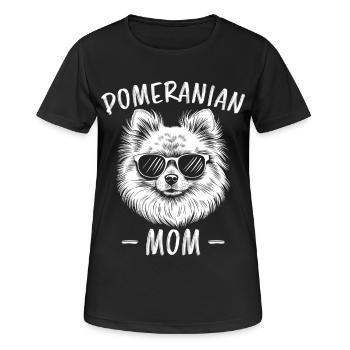 Pomeranian Spruch Hund Lustige Pomeranian Geschenk - Frauen T-Shirt atmungsaktiv - Schwarz - Vorne - AI Model Female 172 light (172cm)