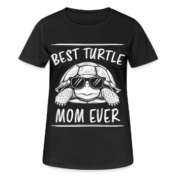 Schildkröte Spruch Lustiges Schildkröten Geschenk - Frauen T-Shirt atmungsaktiv - Schwarz - Vorne - AI Model Female 172 light (172cm)