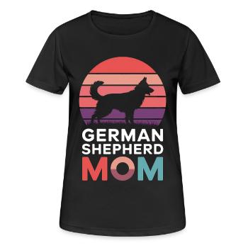 German Shepherd Saying German Shepherd Gift - Women's Breathable T-Shirt - black - Front - AI Model Female 172 light (172cm)