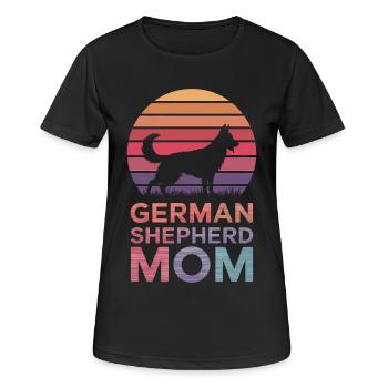 German Shepherd Saying German Shepherd Gift - Women's Breathable T-Shirt - black - Front - AI Model Female 172 light (172cm)