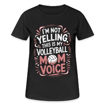 Soccer Saying Mom Funny Soccer Player Gift - Women's Breathable T-Shirt - black - Front - AI Model Female 172 light (172cm)