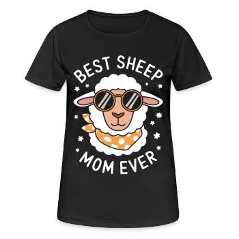Schaf Spruch Hausschaf Lustiges Schafe Geschenk - Frauen T-Shirt atmungsaktiv - Schwarz - Vorne - AI Model Female 172 light (172cm)
