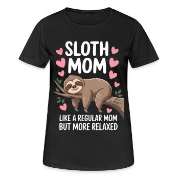 Sloth Saying, Sloths, Funny, Sloth Gift - Women's Breathable T-Shirt - black - Front - AI Model Female 172 light (172cm)