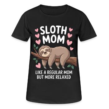 Sloth Saying, Sloths, Funny, Sloth Gift - Women's Breathable T-Shirt - black - Front - AI Model Female 172 light (172cm)