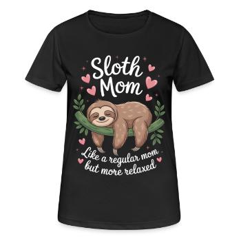 Sloth Saying, Sloths, Funny, Sloth Gift - Women's Breathable T-Shirt - black - Front - AI Model Female 172 light (172cm)