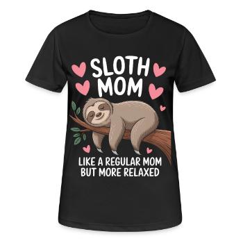 Sloth Saying, Sloths, Funny, Sloth Gift - Women's Breathable T-Shirt - black - Front - AI Model Female 172 light (172cm)