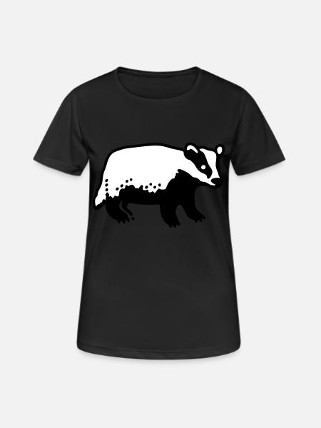 Badger - Women's Breathable T-Shirt - black