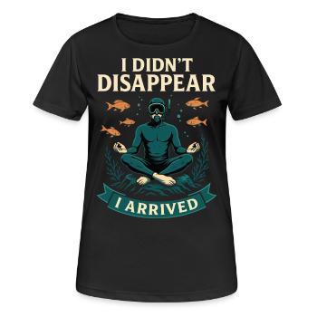 Plongeur Ocean I n’a pas disparu - T-shirt respirant Femme - noir - Devant - AI Model Female 172 light (172cm)