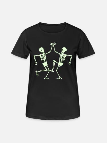 Danse de la mort - T-shirt respirant Femme - noir