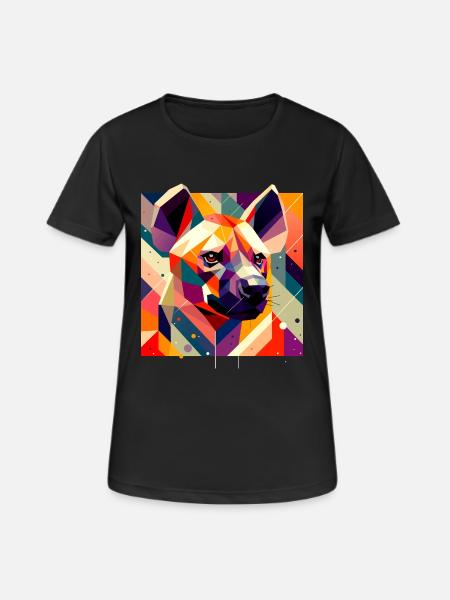 Hyena - Women's Breathable T-Shirt - black