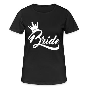 Bride - Women's Breathable T-Shirt - black - Front - AI Model Female 172 light (172cm)