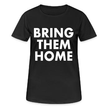 Bring them home - T-shirt respirant Femme - noir - Devant - AI Model Female 172 light (172cm)