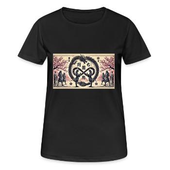The Meeting - Women's Breathable T-Shirt - black - Front - AI Model Female 172 light (172cm)
